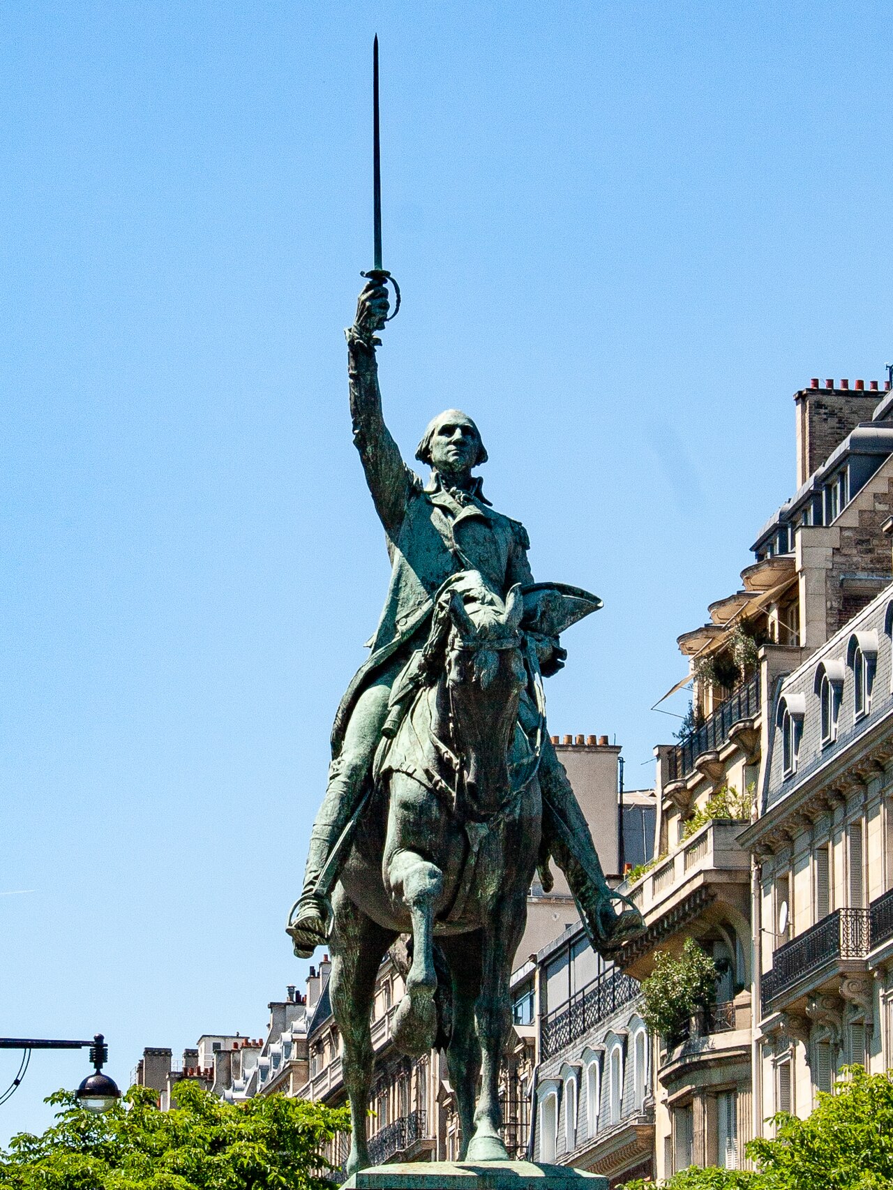 equestrian statue of George Washington by Edward Clark Potter