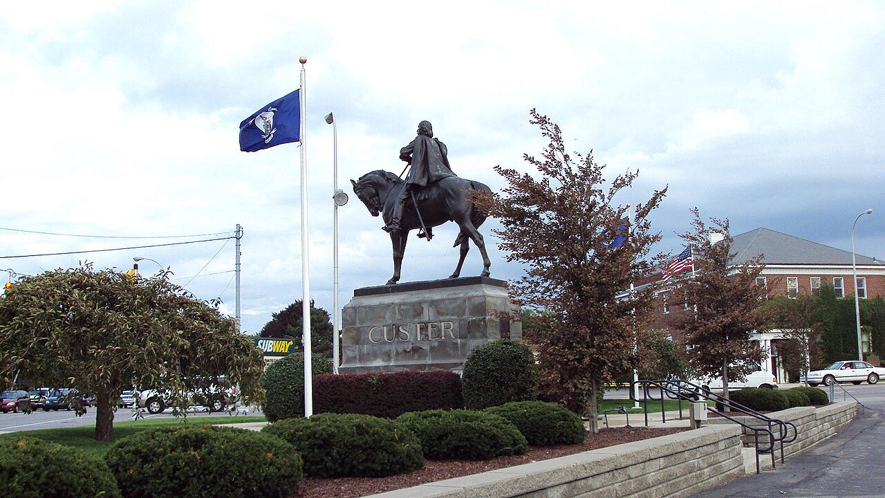 George Armstrong Custer Equestrian Monument by Edward Clark Potter
