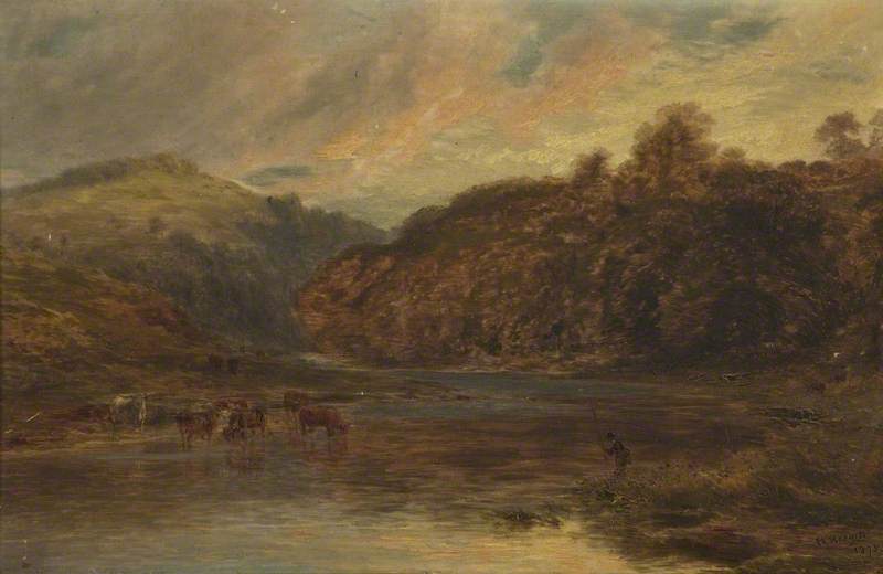 River Landscape by Edward Hargitt