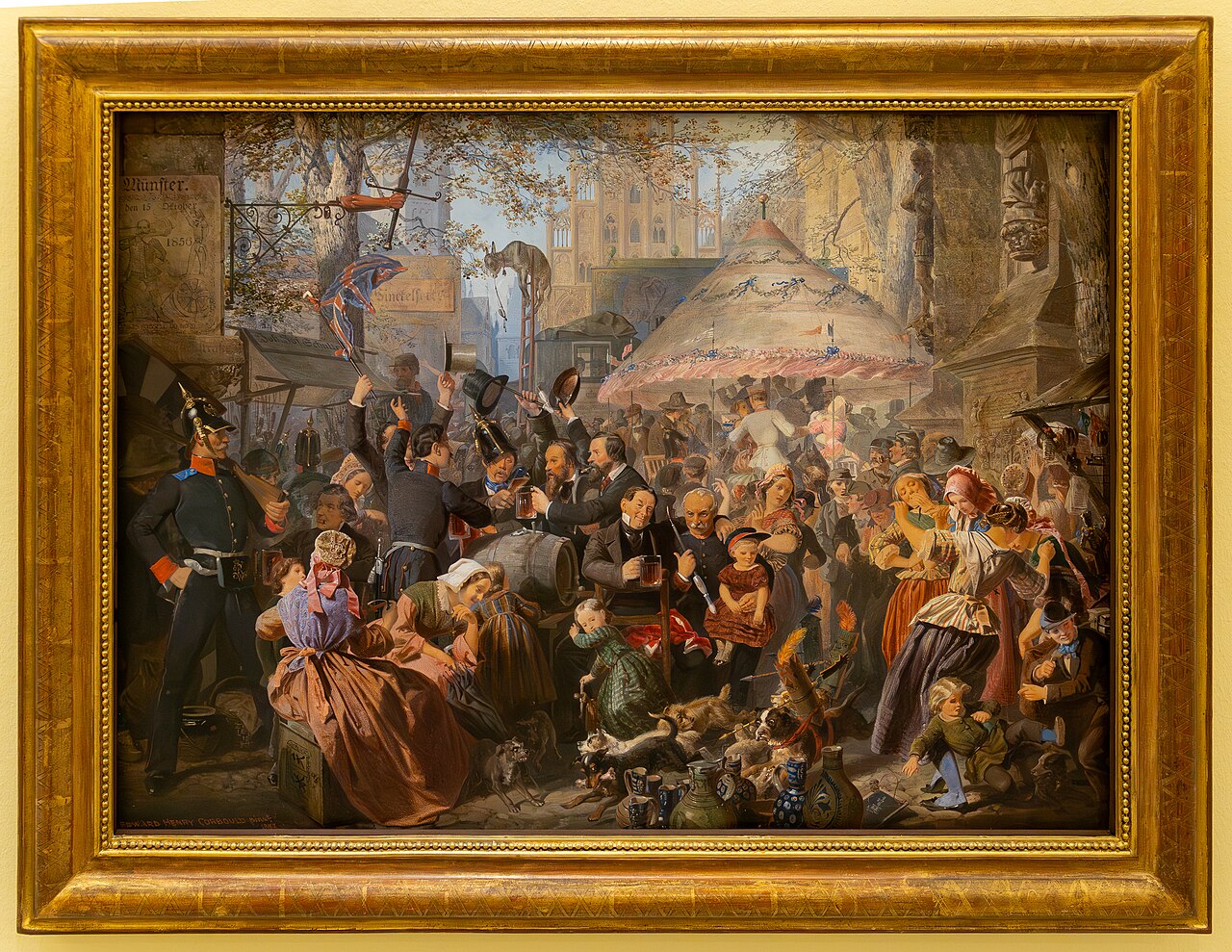 Münster's Send Volksfest by Edward Henry Corbould