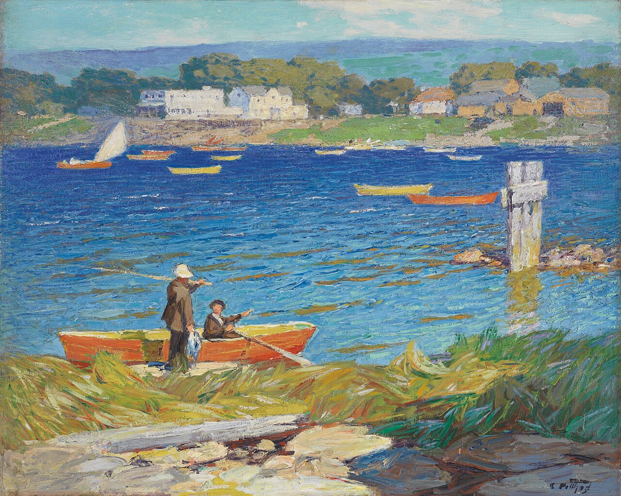 A DAY'S FISHING by Edward Henry Potthast