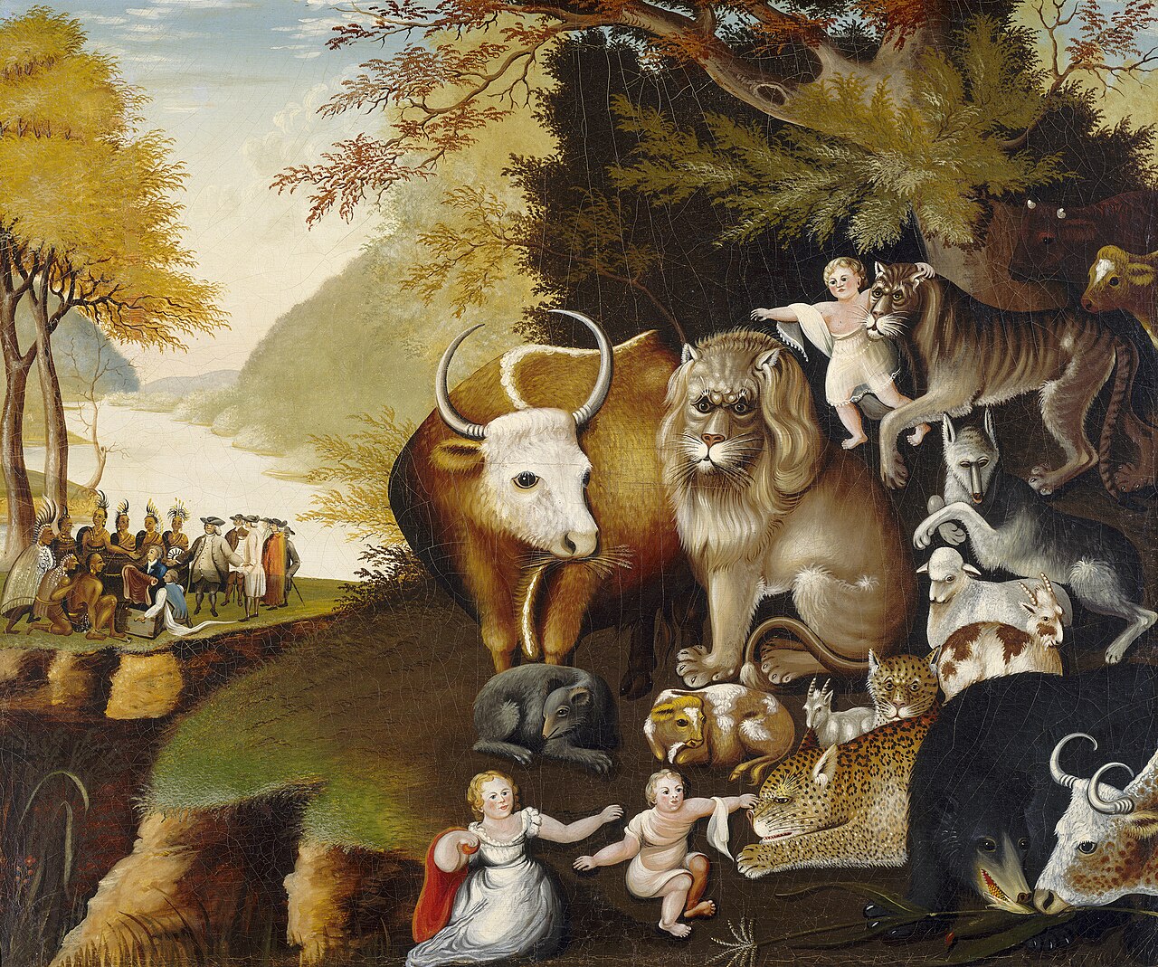 The Peaceable Kingdom by Edward Hicks
