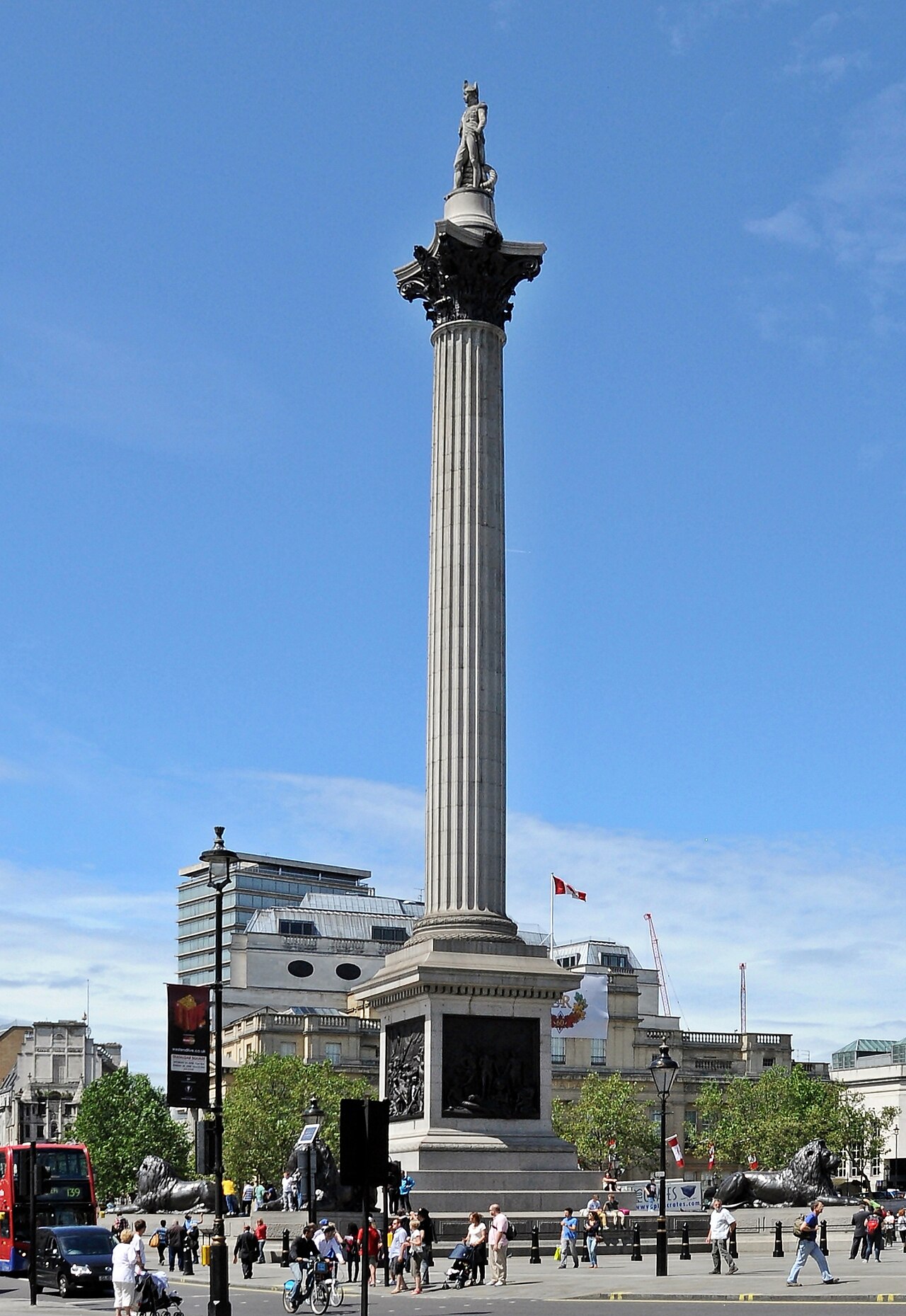 Nelson's Column by Edward Hodges Baily