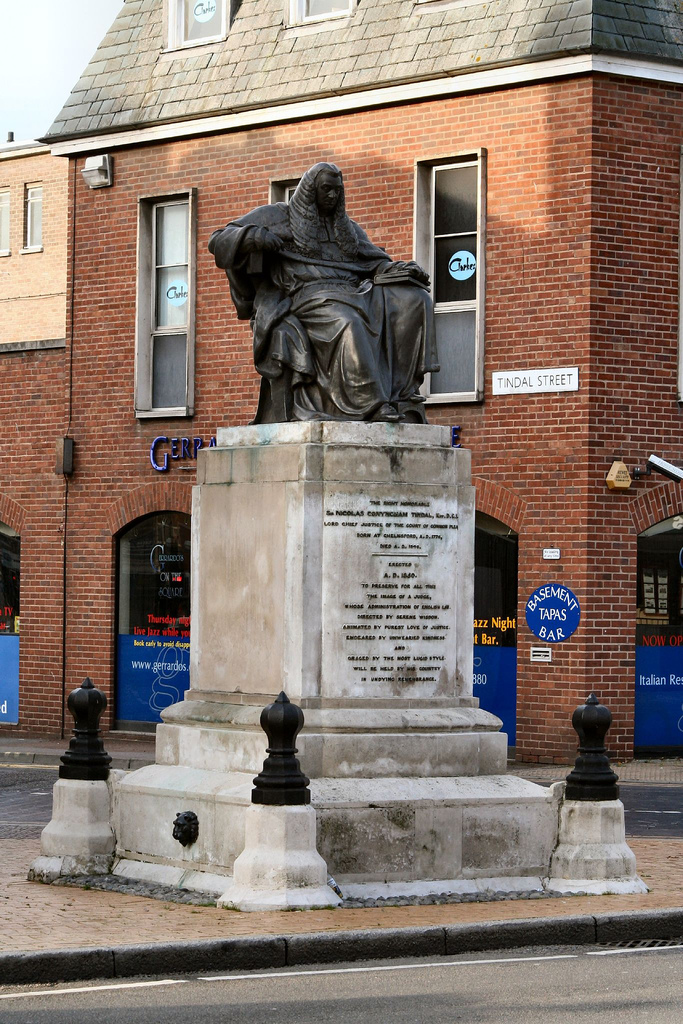 Statue of Sir Nicholas Conyngham Tindal by Edward Hodges Baily