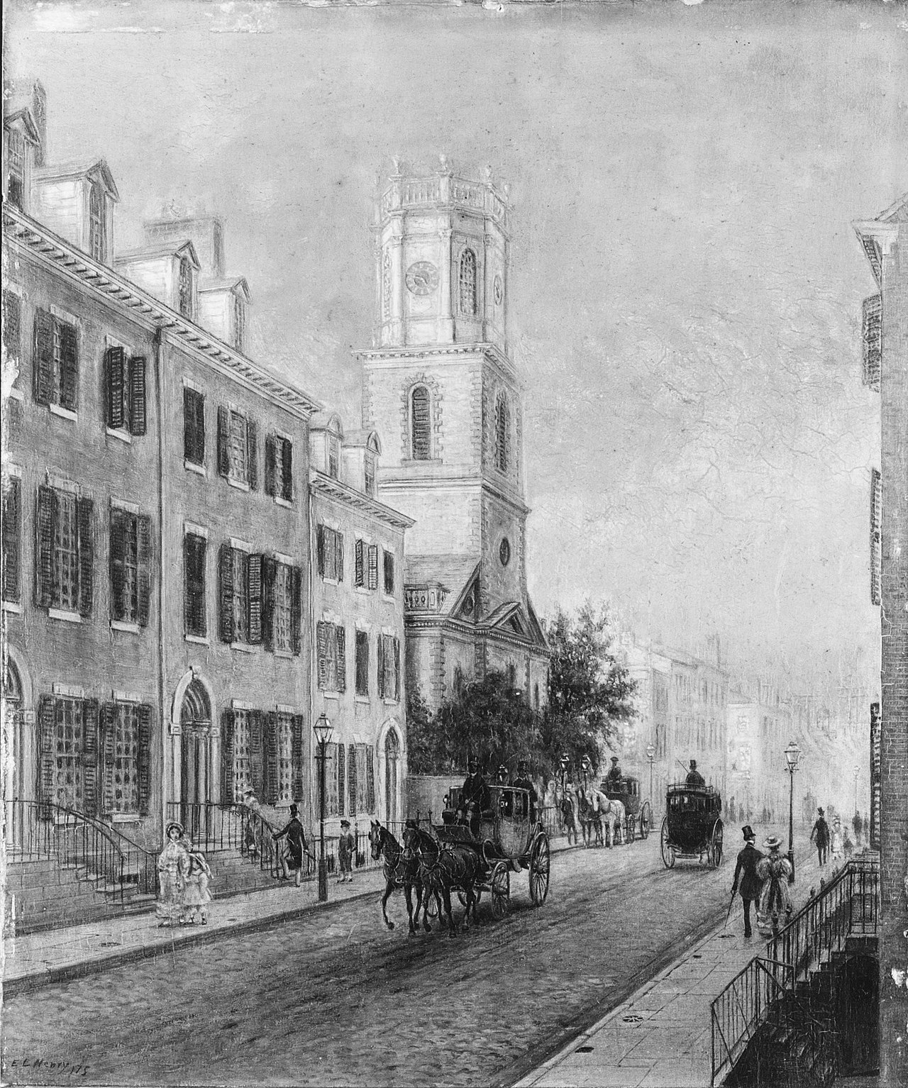 Saint George's Church, New York by Edward Lamson Henry