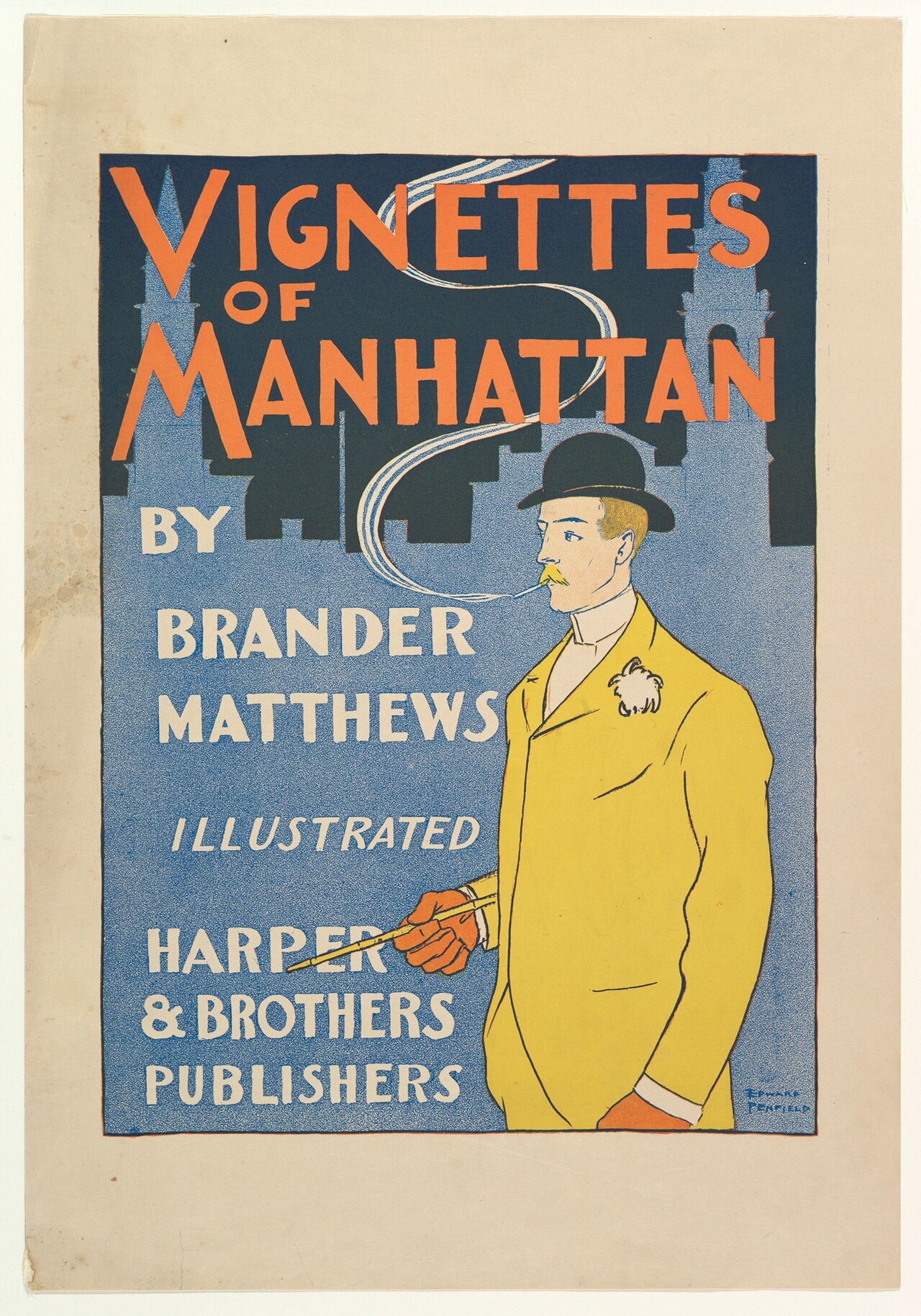 Vignettes of Manhattan by Brander Matthews by Edward Penfield