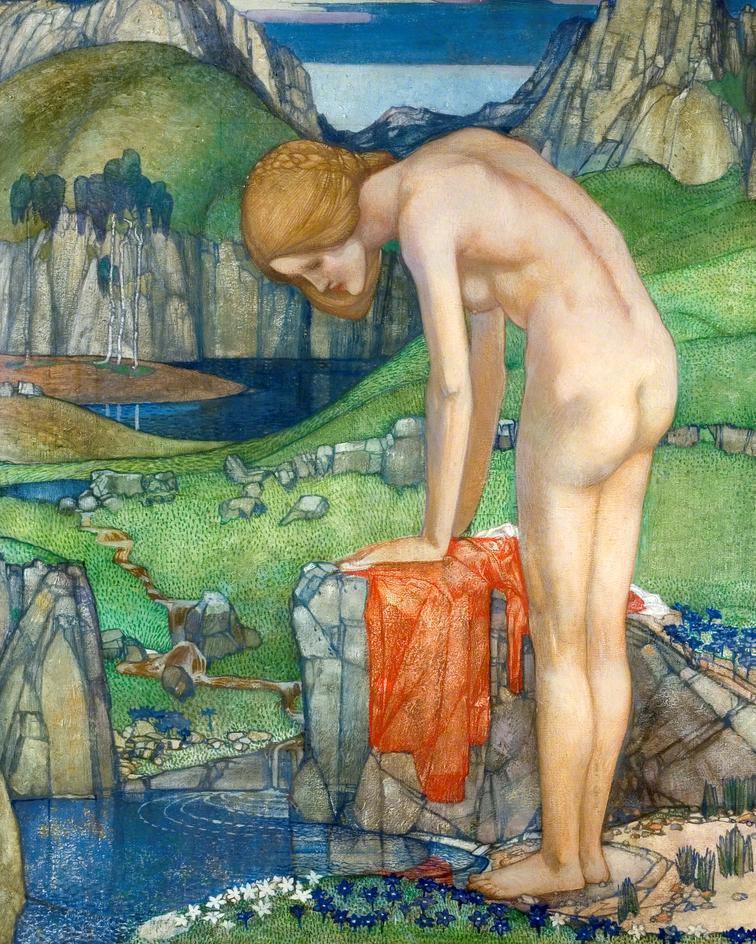 Cumberland idyll by Edward Reginald Frampton