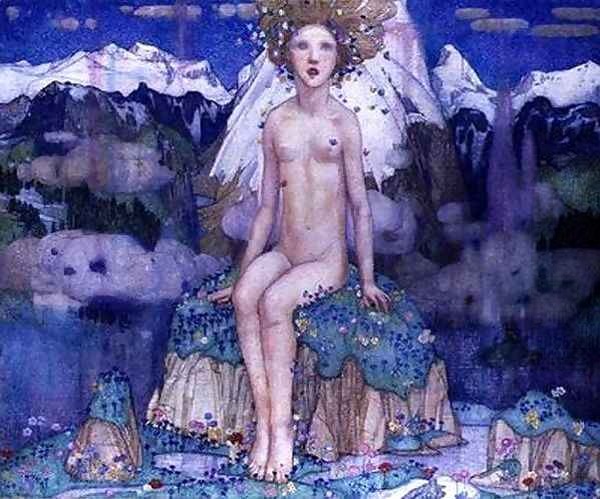 Love in the Alps by Edward Reginald Frampton