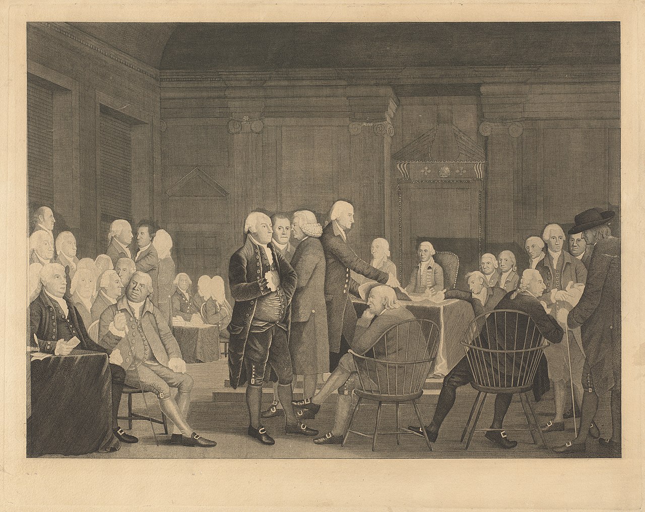 Congress Voting Independence by Edward Savage