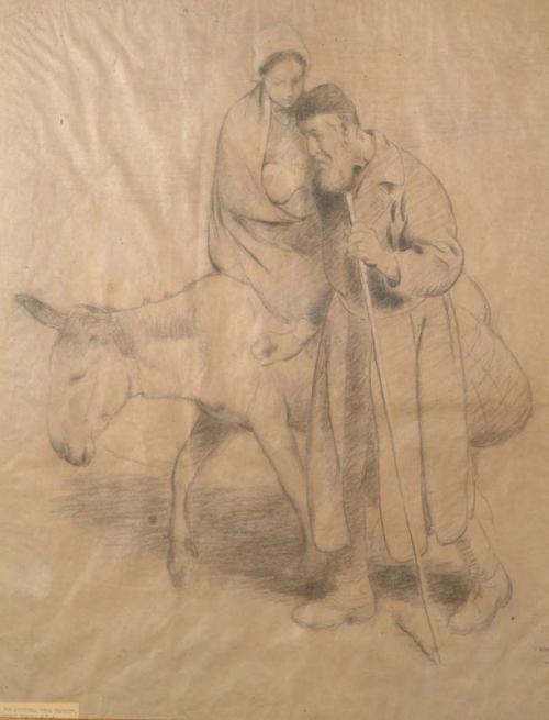 Study for 'The Flight' - Edward Stott by Edward Stott