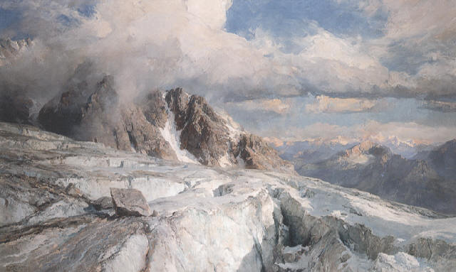 Saleinaz Glacier by Edward Theodore Compton