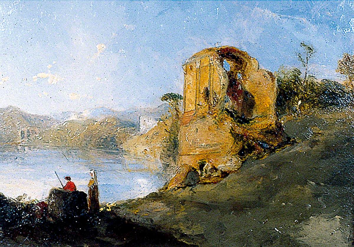 Ruins in Rome, Italy by Edward Thomas Daniell