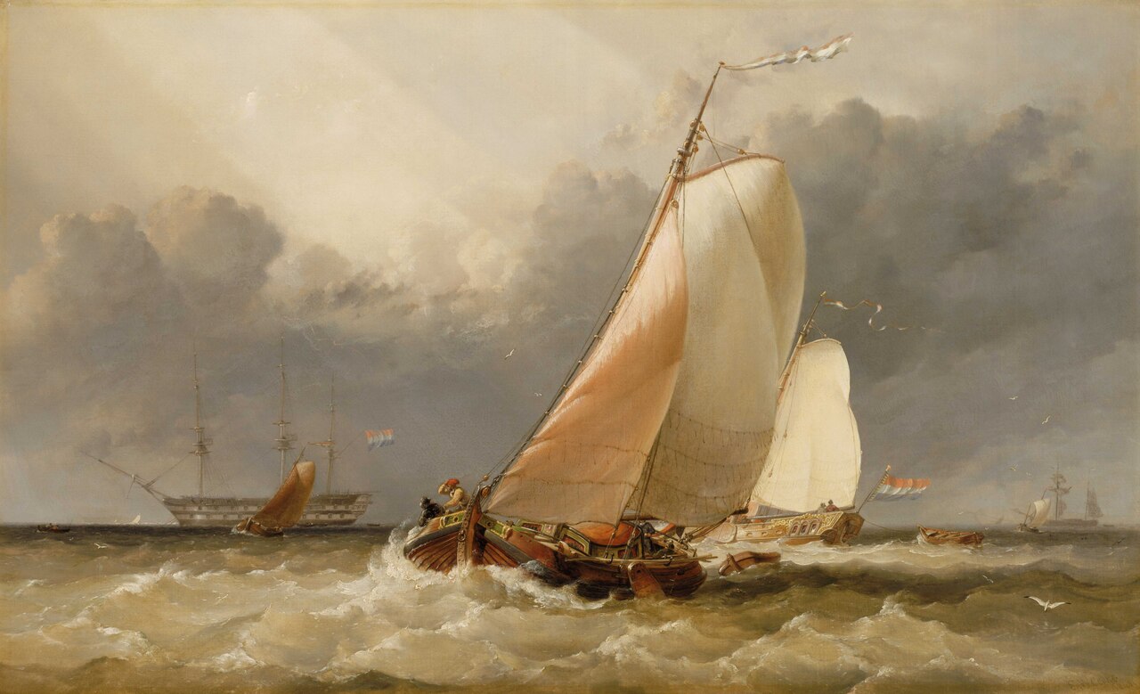 Dutch Yachting on the Zuider Zee by Edward William Cooke
