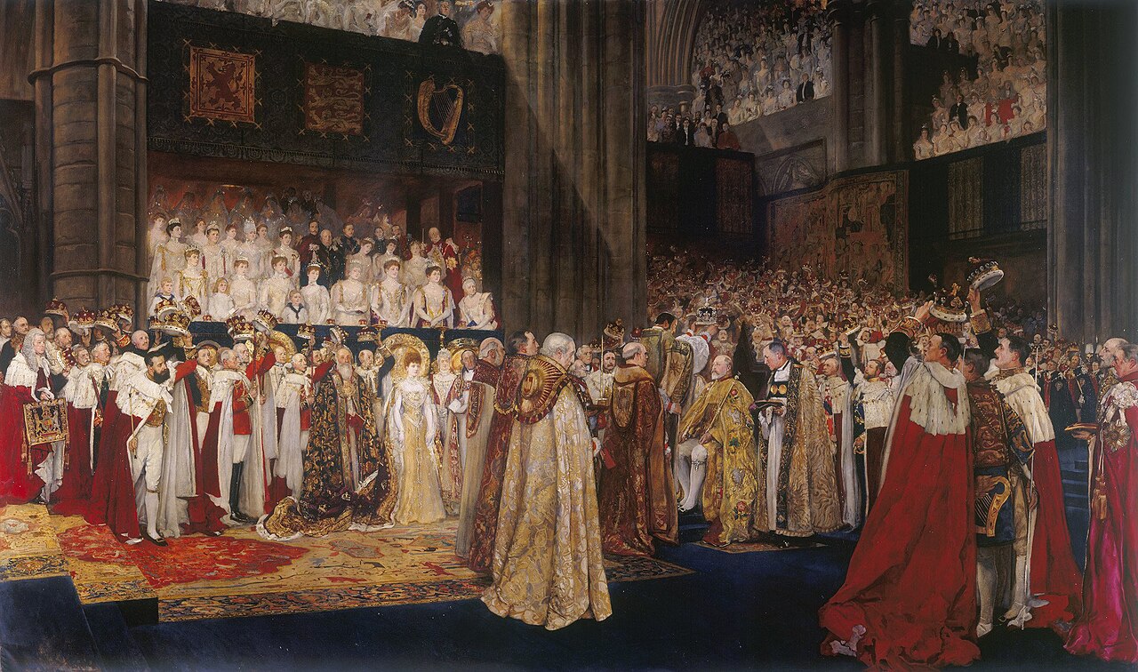 The Coronation of King Edward VII (1841-1910) by Edwin Austin Abbey