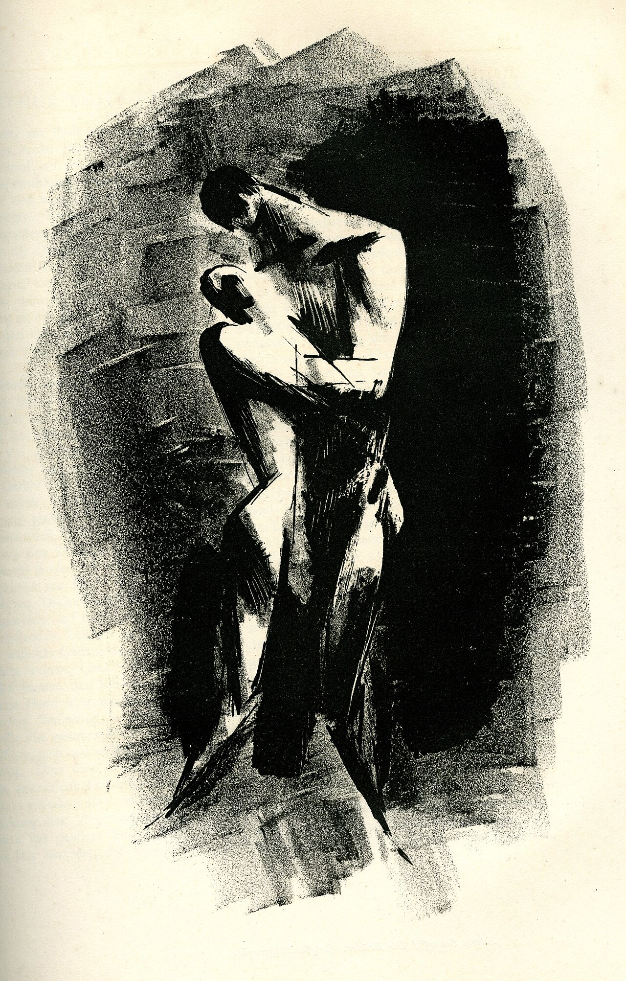 Die Bruder (The Brother), from Genius, Zeitschrift für werdende und alte Kunst (Magazine for Emerging and Ancient Art) Year 3, No. 1 by Edwin Scharff