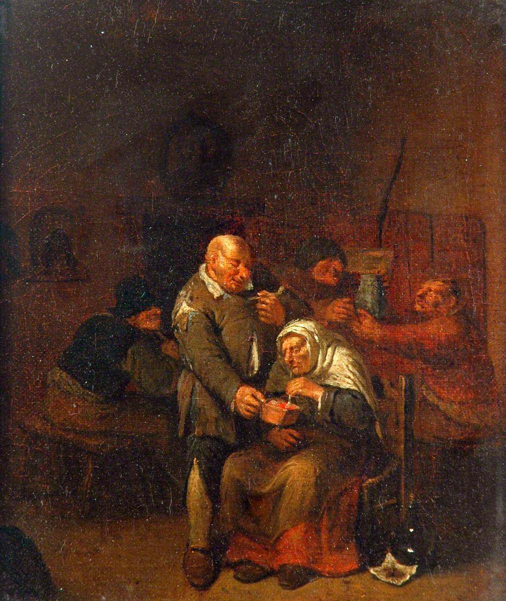 Interior by Egbert van Heemskerck