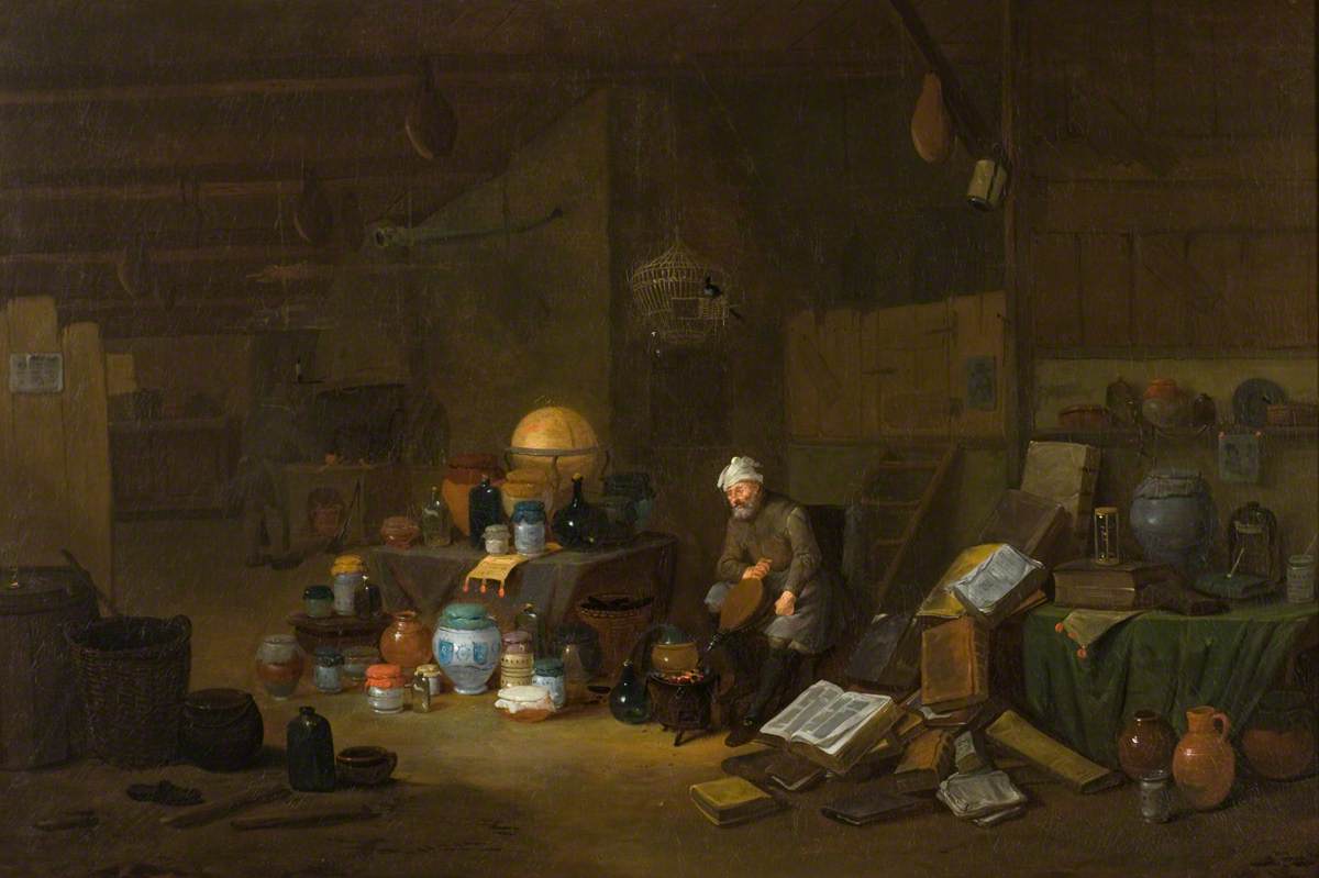 The Alchemist by Egbert van Heemskerck