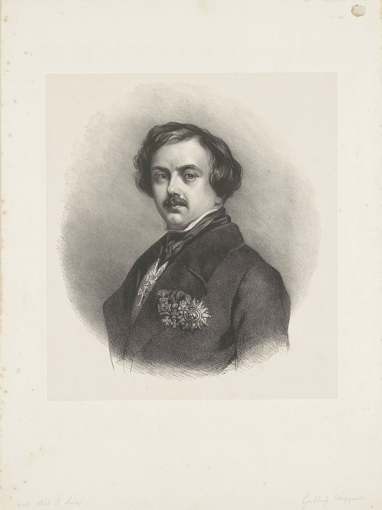 Portrait of Égide Charles Gustave Wappers