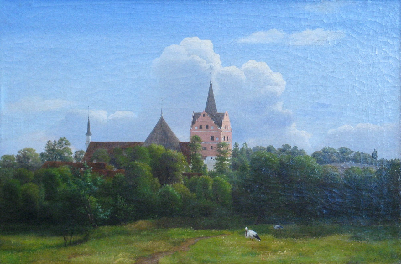 The church at Horne, Funen. by Eiler Rasmussen Eilersen
