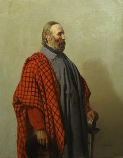 Portrait of Garibaldi by Eleuterio Pagliano