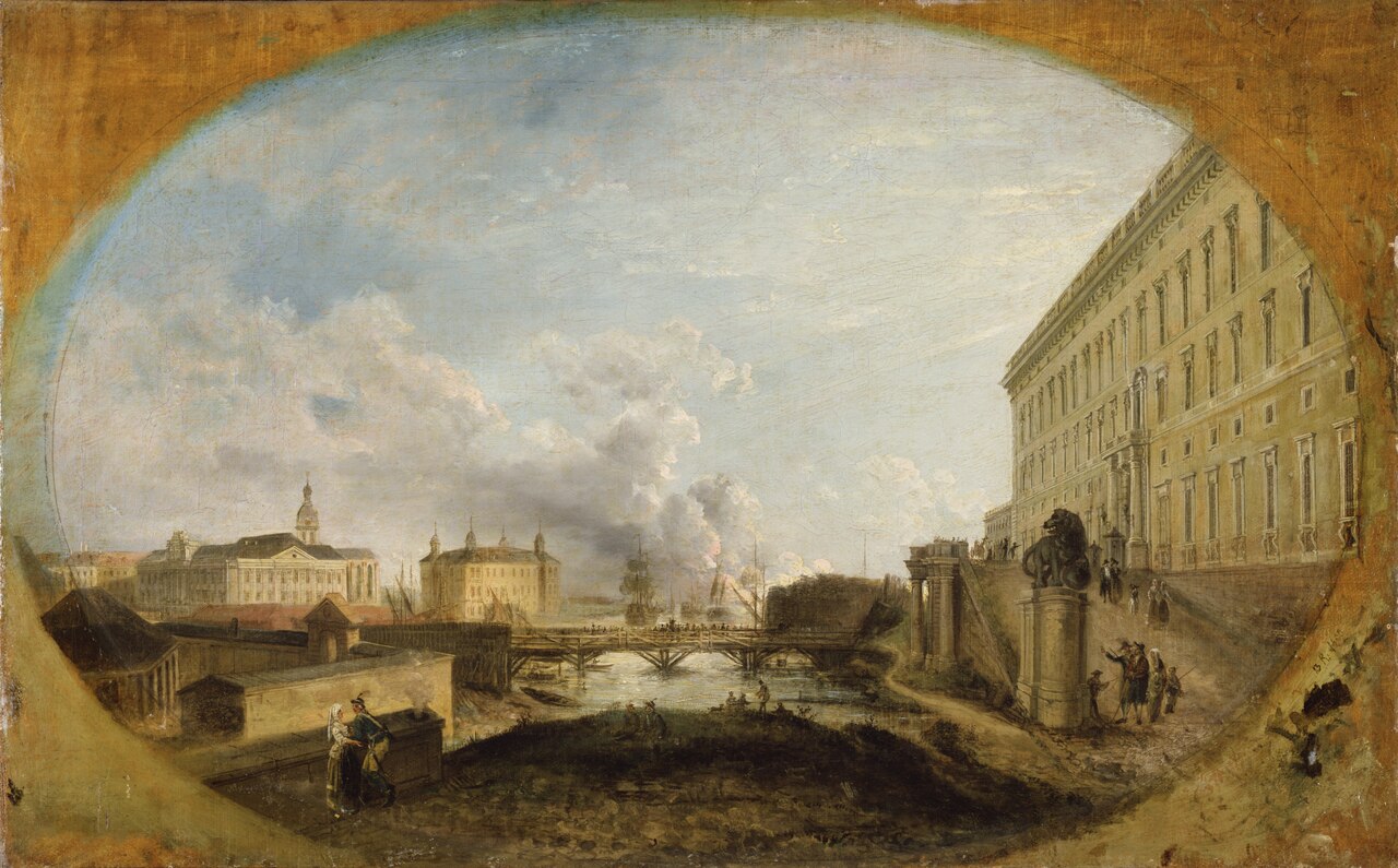 View of Stockholm by Elias Martin