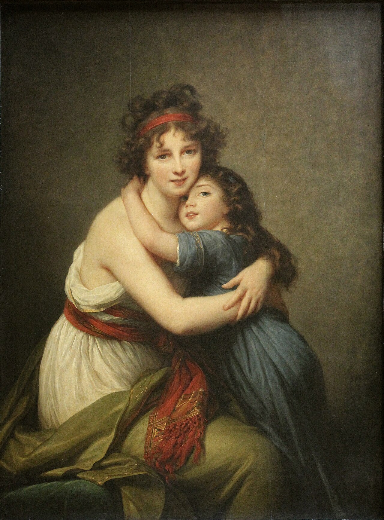Self-Portrait with Her Daughter, Julie by Élisabeth Louise Vigée Le Brun
