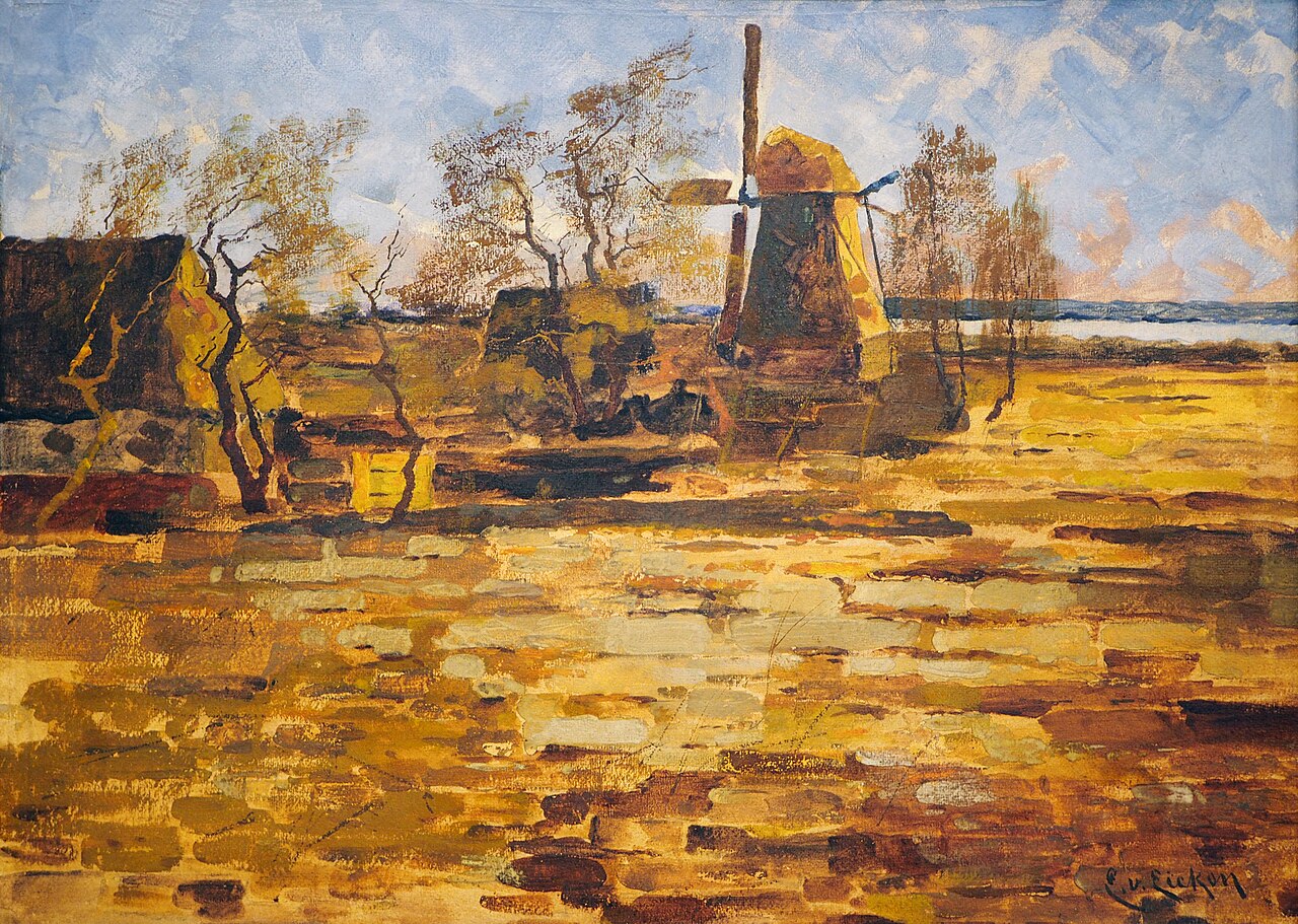 Windmill in Ahrenshoop by Elisabeth von Eicken