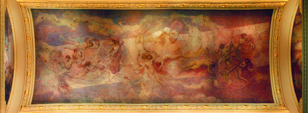 Works by Eliseu Visconti at the Theatro Municipal of Rio de Janeiro by Eliseu Visconti