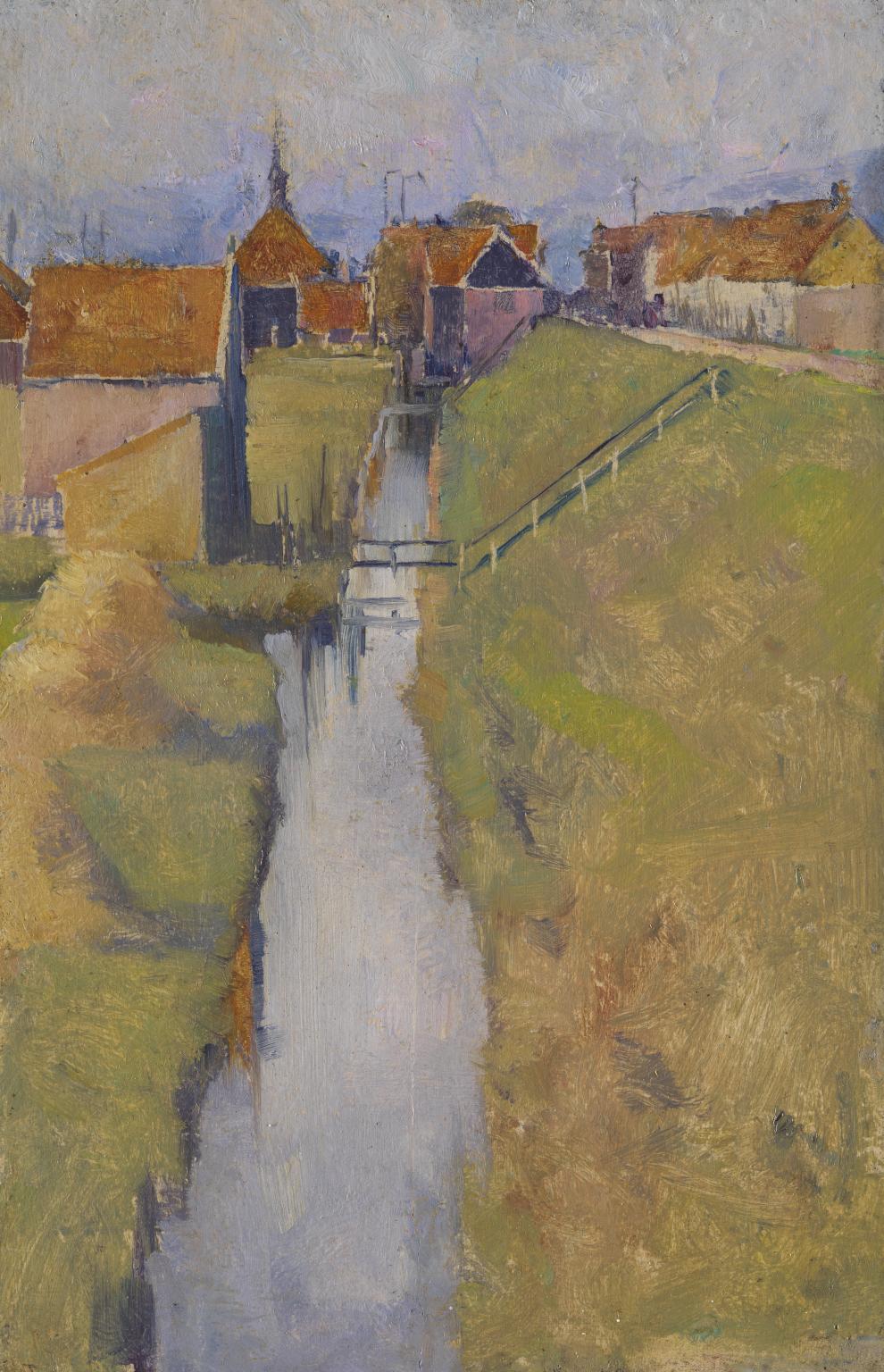 Volendam, Holland, from the Zuidende by Elizabeth Forbes