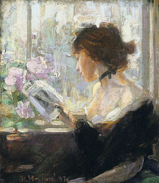 Elizabeth reading by Elizabeth MacNicol