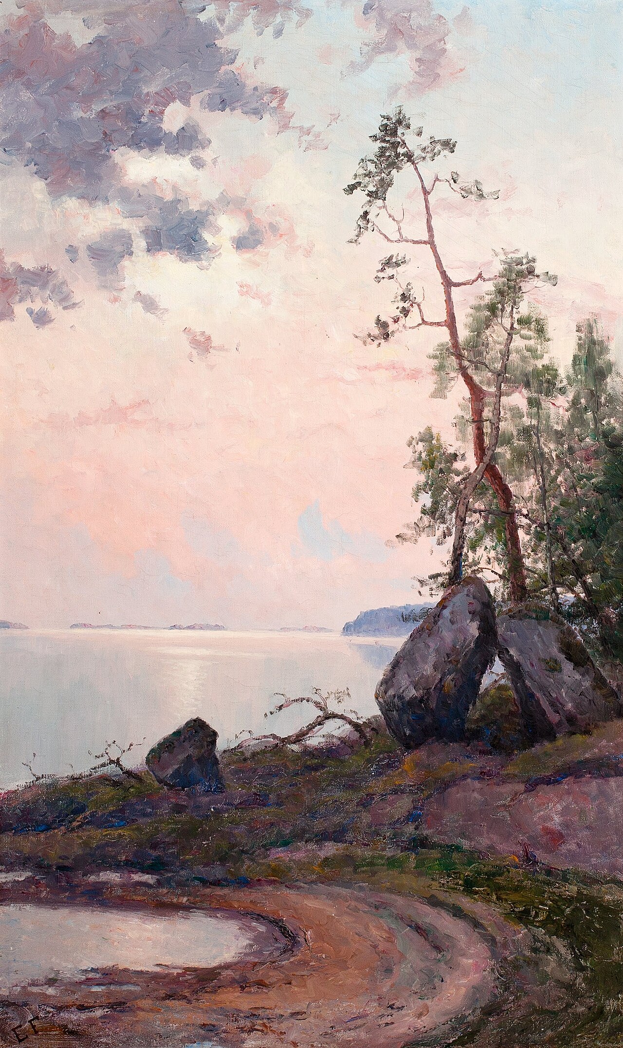 Landscape by the Lake by Ellen Favorin