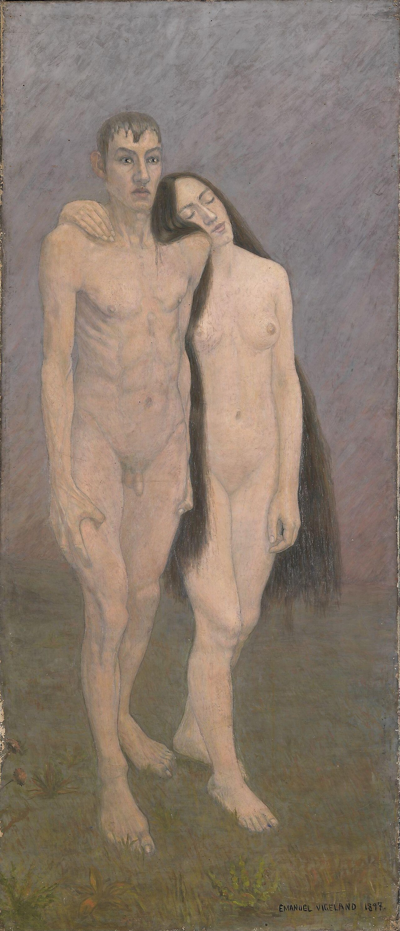 Adam and Eve by Emanuel Vigeland