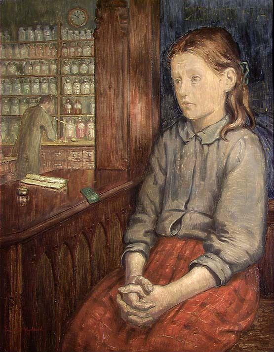 Girl in a Chemist's Shop by Emanuel Vigeland