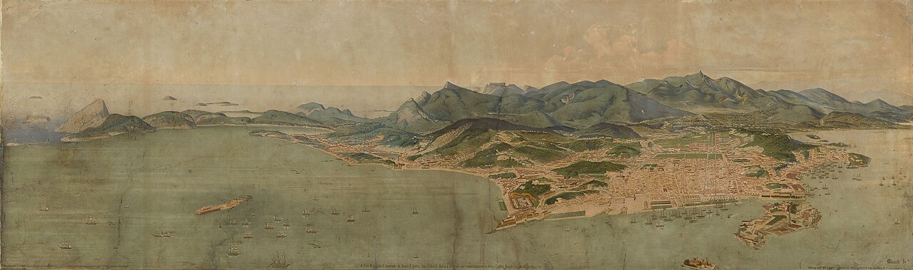 Panorama do Rio de Janeiro (atribuído) by Emil Bauch