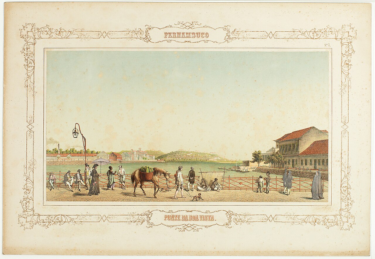 Pernambuco Nº. 7. Ponte da Boa Vista by Emil Bauch