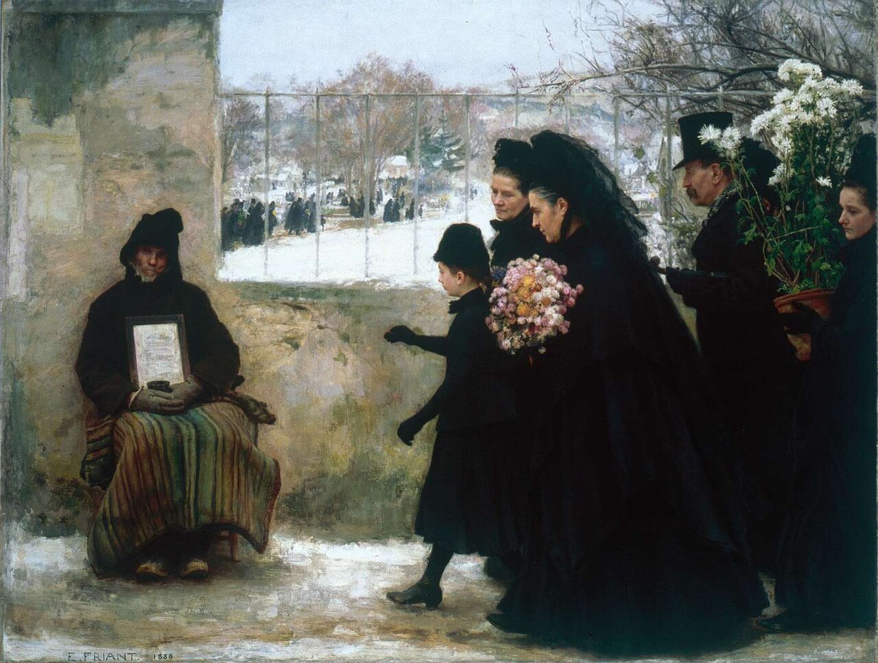 All Saints' Day by Émile Friant