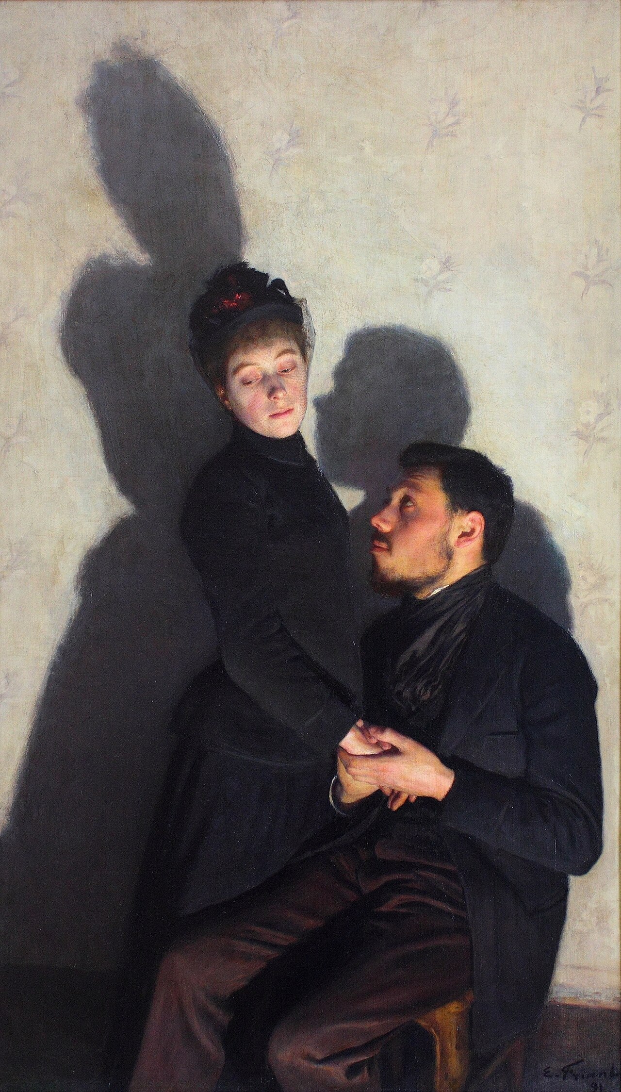 Cast Shadows by Émile Friant
