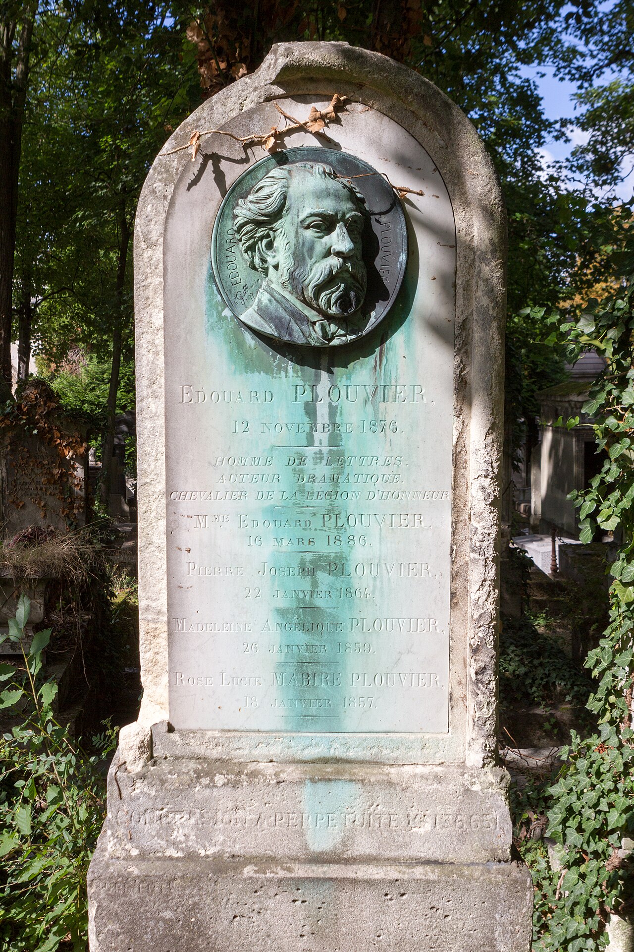 Grave of Plouvier by Emile Guillemin