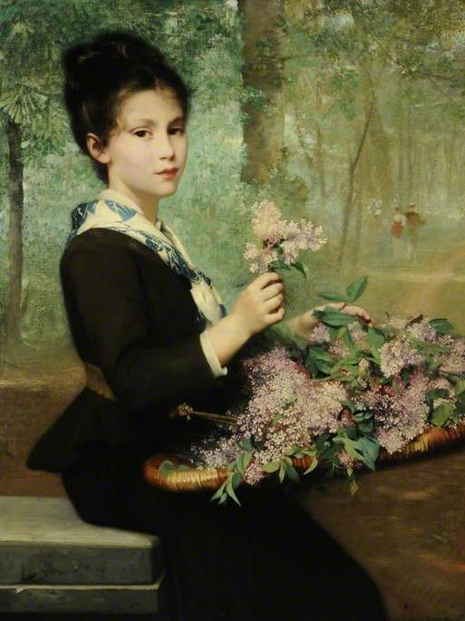 The First Lilac by Émile Lévy