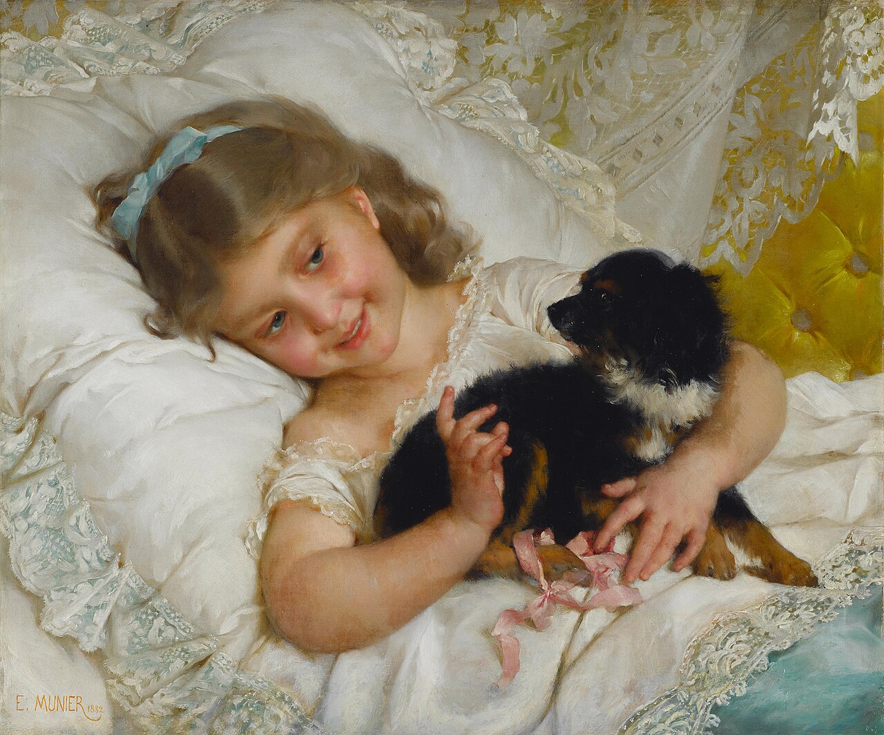 Her best friend by Émile Munier
