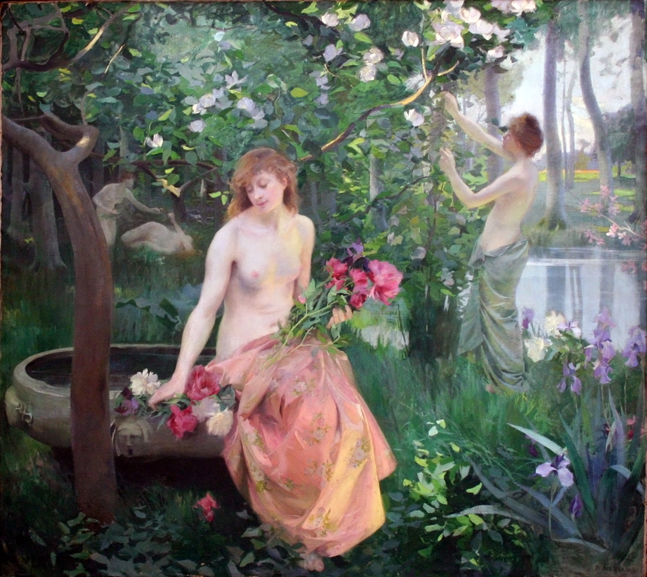 Spring by Émile-René Ménard
