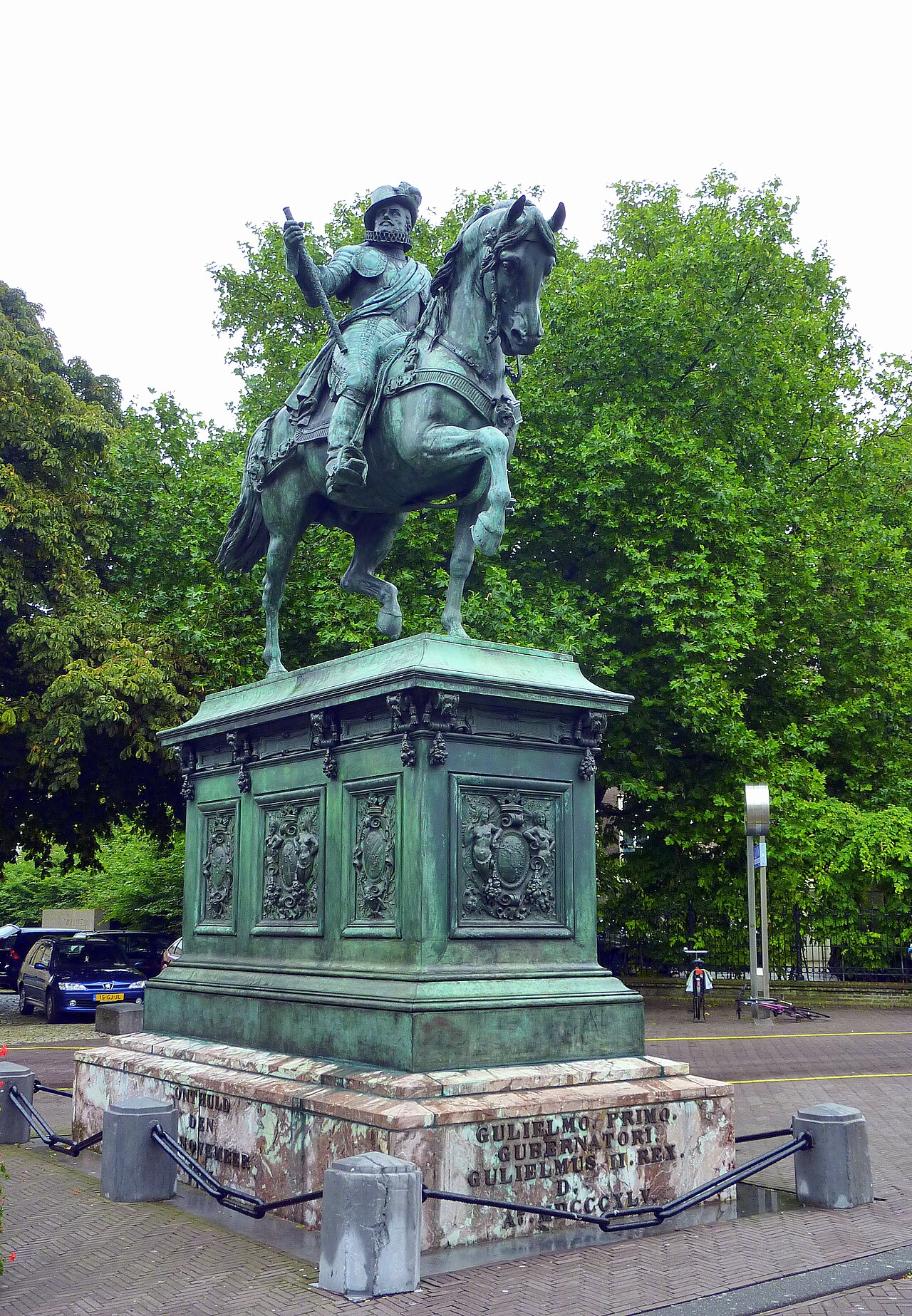 Equestrian statue of William the Silent in The Hague by Émilien de Nieuwerkerke