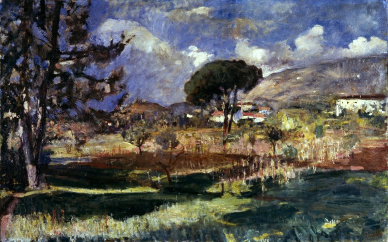 Landscape by Emilio Gola