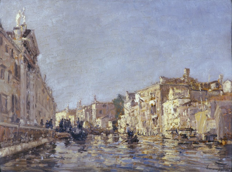 River of San Giovanni e Paolo in Venice by Emma Ciardi