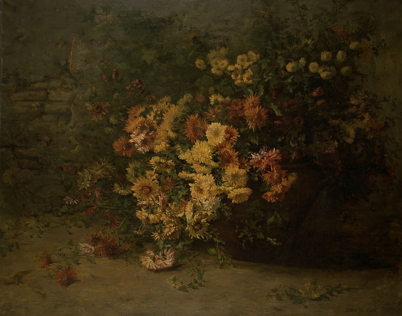 Chrysanthemums by Emma De Vigne