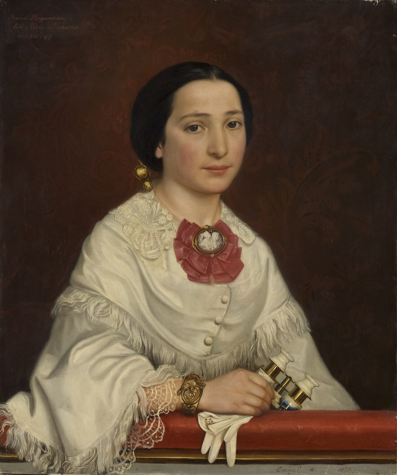 Maria Ricci, g.m. konstnären Carl Gustaf Plagemann by Emma Ekwall