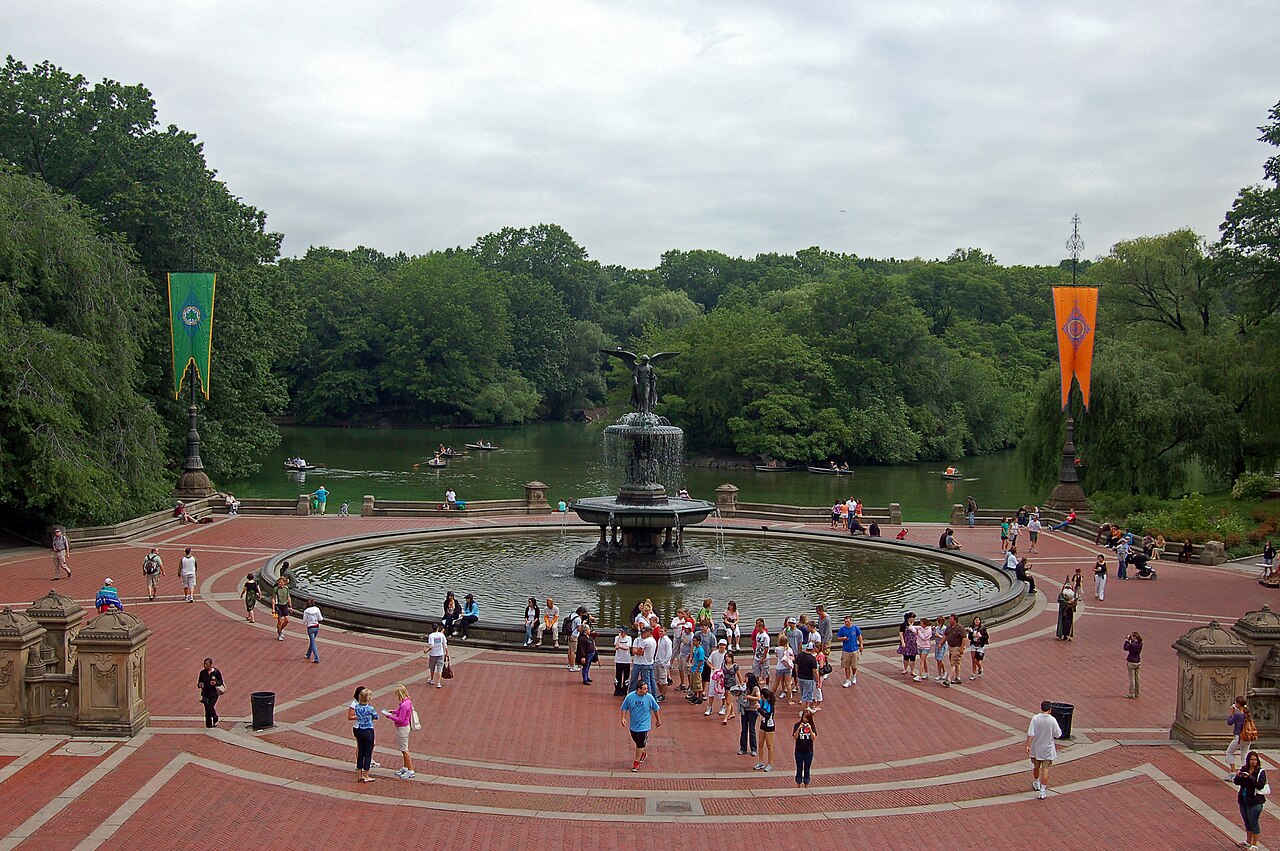 Bethesda Terrace and Fountain by Emma Stebbins