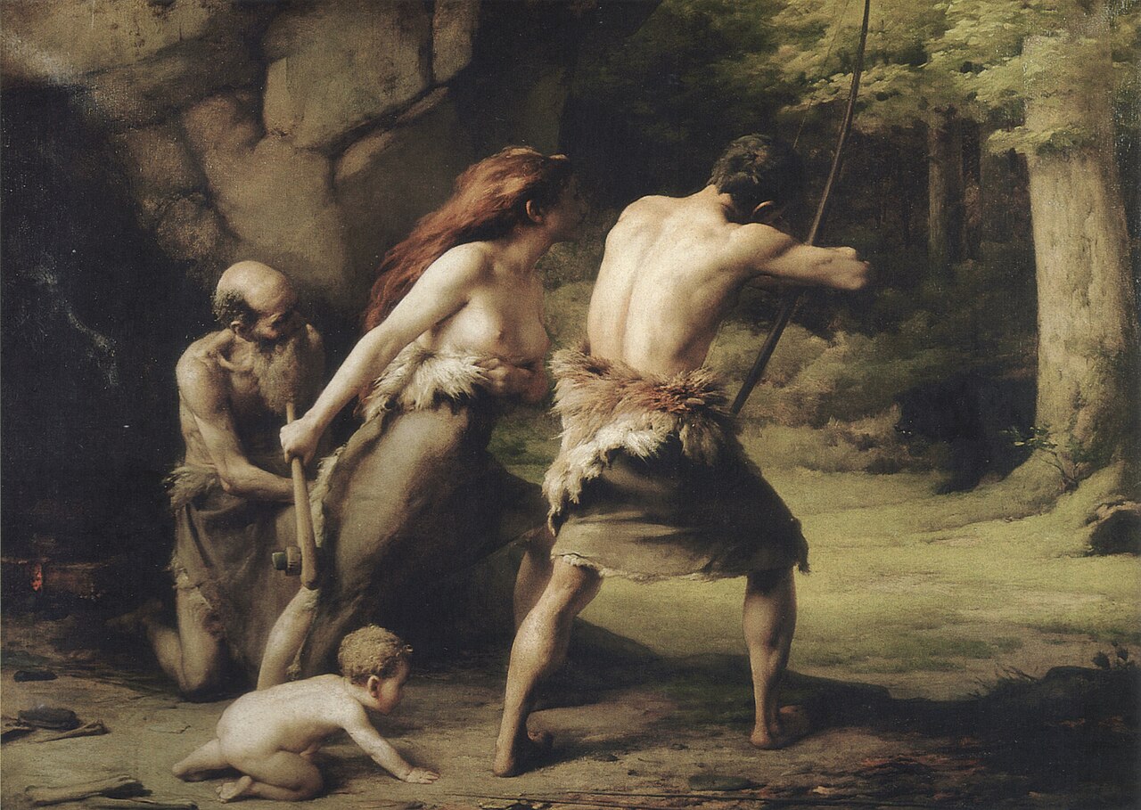 A Family in the Stone Age by Emmanuel Benner