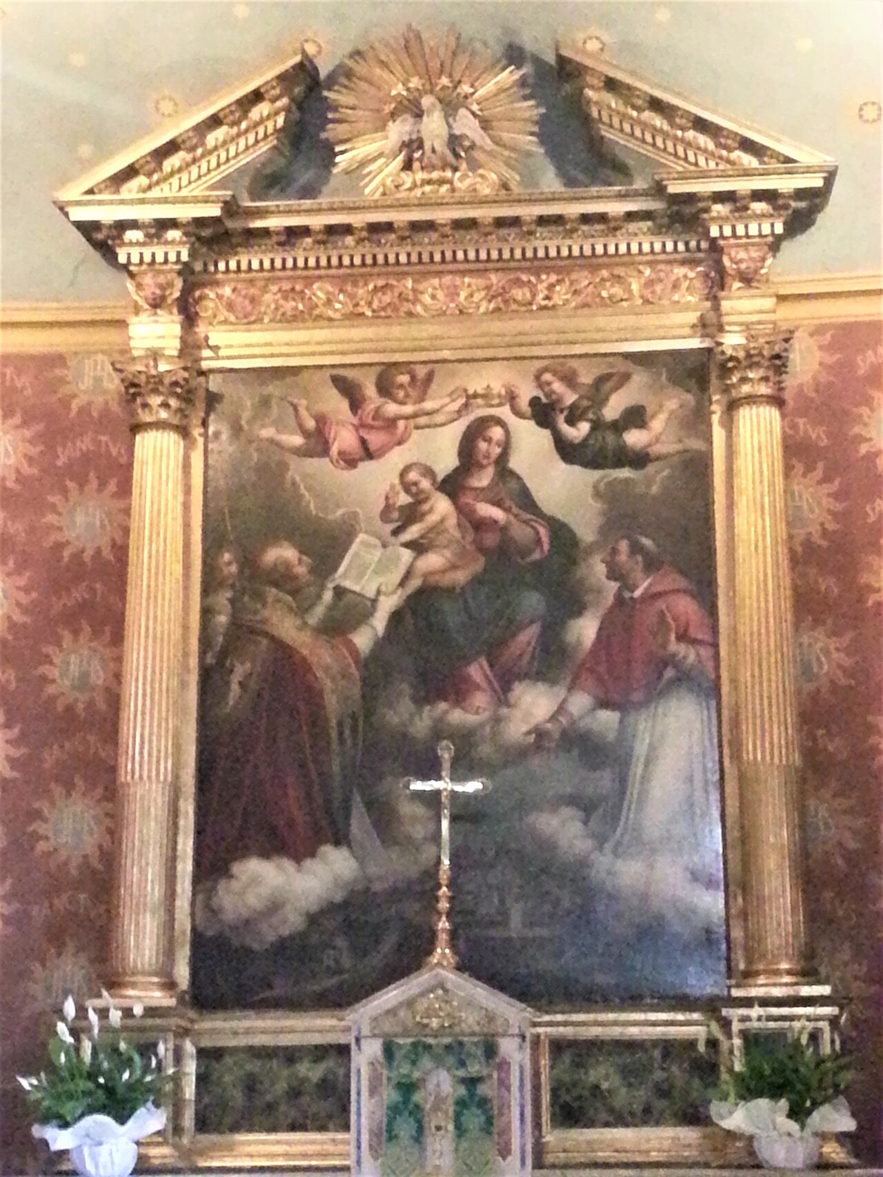 Madonna col Bambino e santi by Enea Salmeggia by Enea Salmeggia