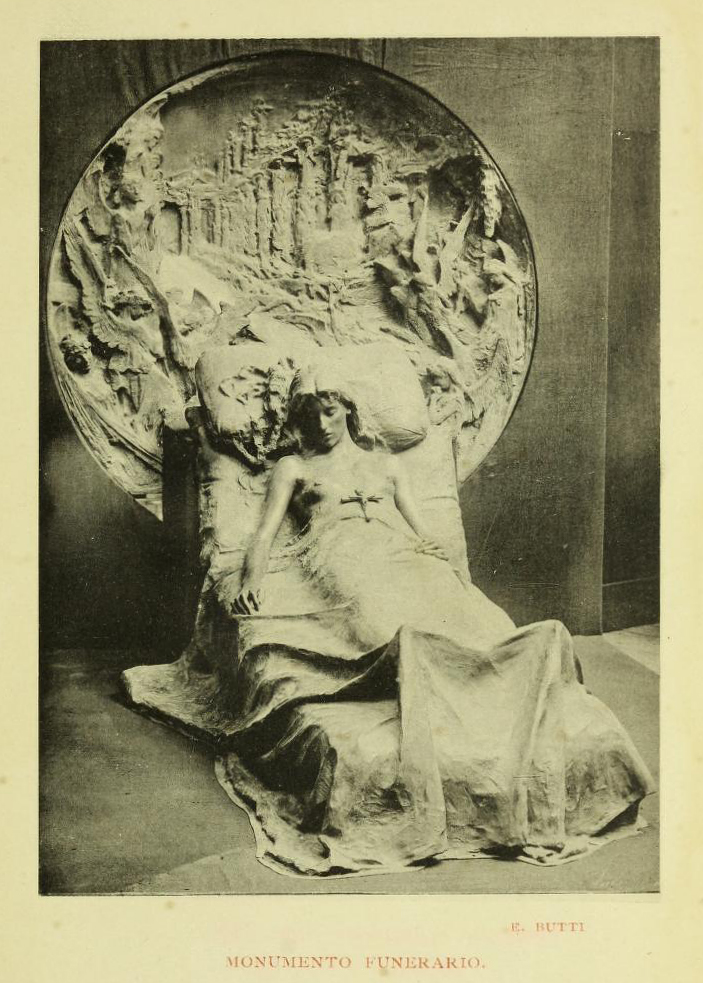 Cenotaph of Isabella Airoldi Casati by Enrico Butti